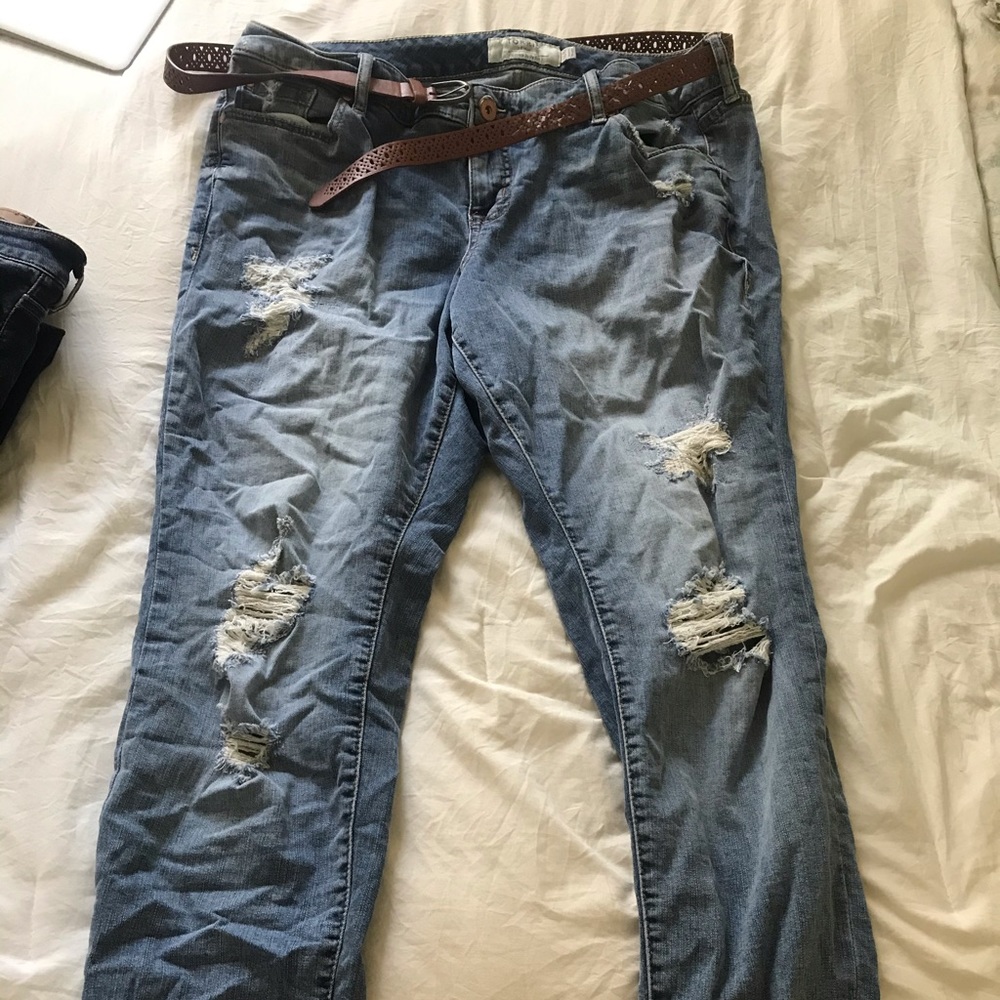 Torrid Denim ripped skinny jeans